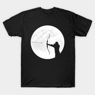 Archer Silhouette in Full Moon T-Shirt